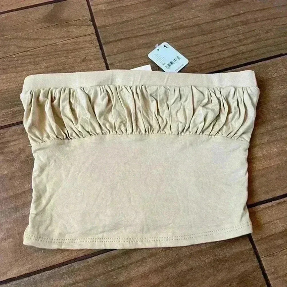 Free People Tops - Free people beach beige tube top XS